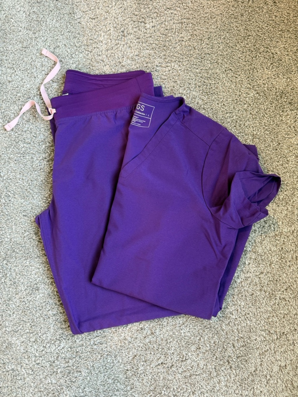 FIGS Scrub Set Purple
